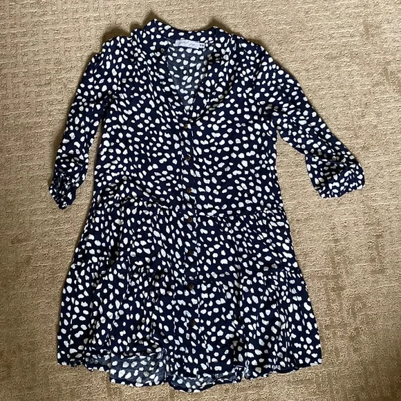 petal and pup navy blue dress Opal Dress